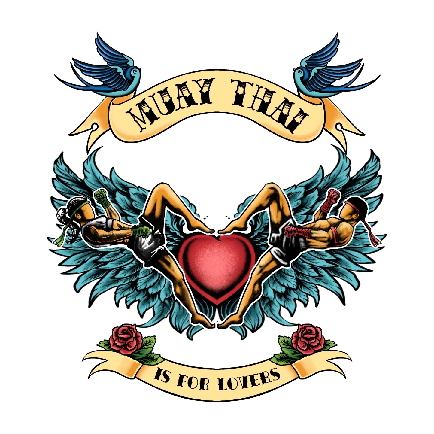 White Coffee Mug- Muay Thai Is For Lovers