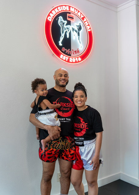 Training at Darkside Muay Thai 10